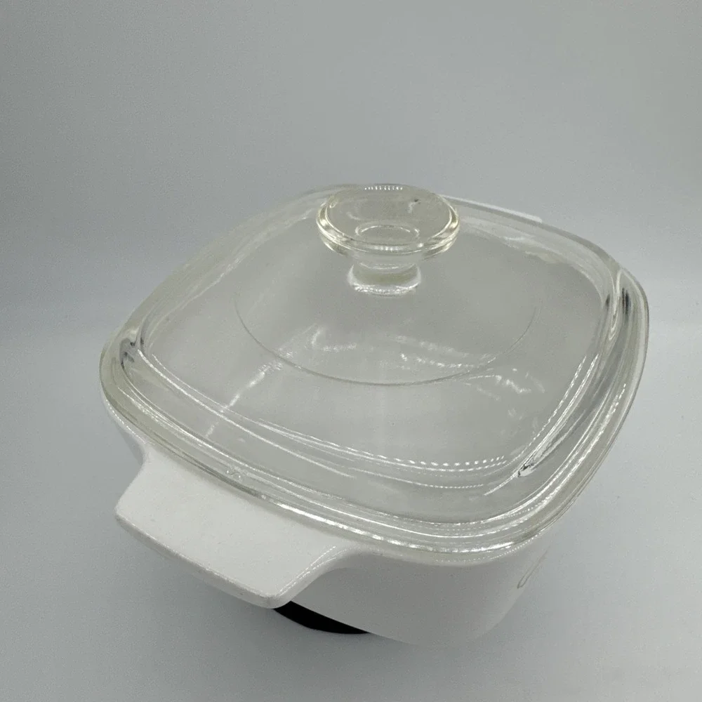 Corning‎ Ware A-1½-B 1.5 Quart Casserole Wild Flower Dish w/Pyrex A-7-C Lid VTG